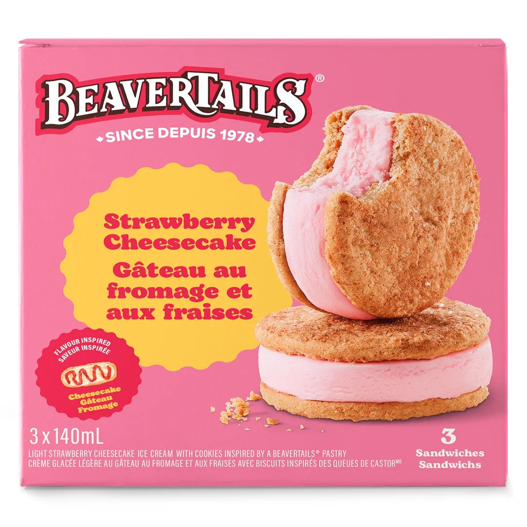 Beaver Tail Ice Cream Sandwich