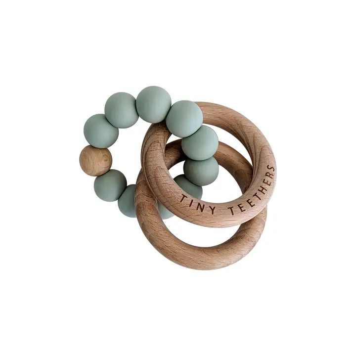 Tiny Teethers Rattle Teething Rings
