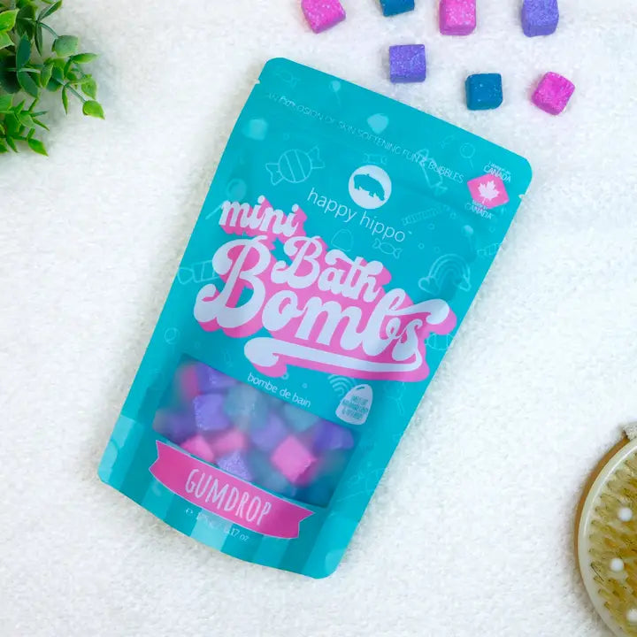 Happy Hippos Bath Mini Bath Bomb Bag