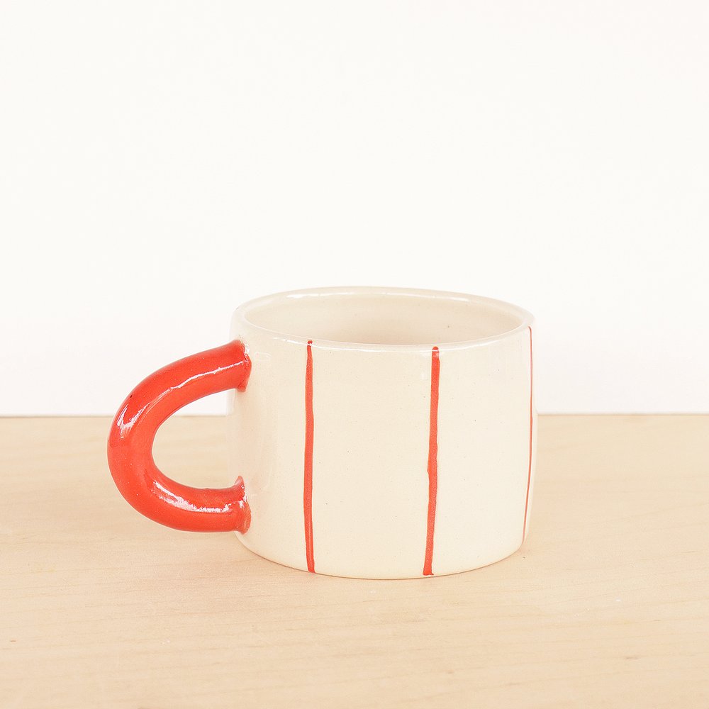 Nightshift Ceramics Stripes Mug