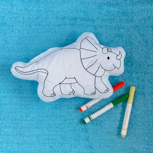 Doodle Pillow Art Kit: Dinosaurs & Monsters